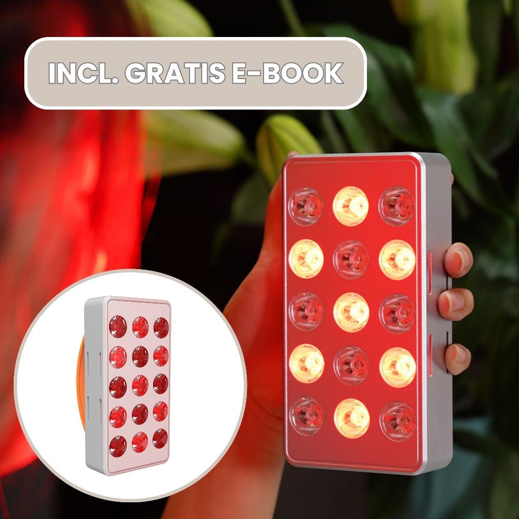 Rood licht therapie lamp reismodel | Red Light Therapy, Sport en Fitness, Gezondheidsproducten en Wellness, Info@vitalwave.nl