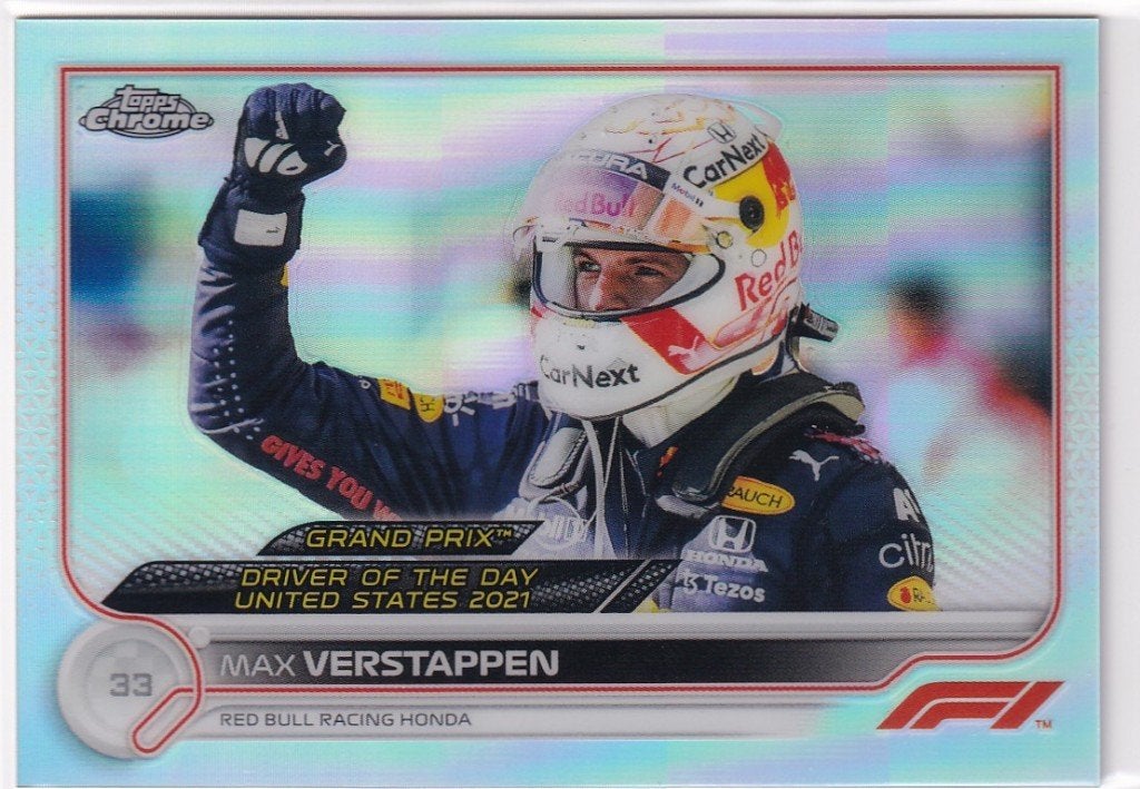 Max Verstappen Refractor #188, Verzenden, Nieuw, Formule 1