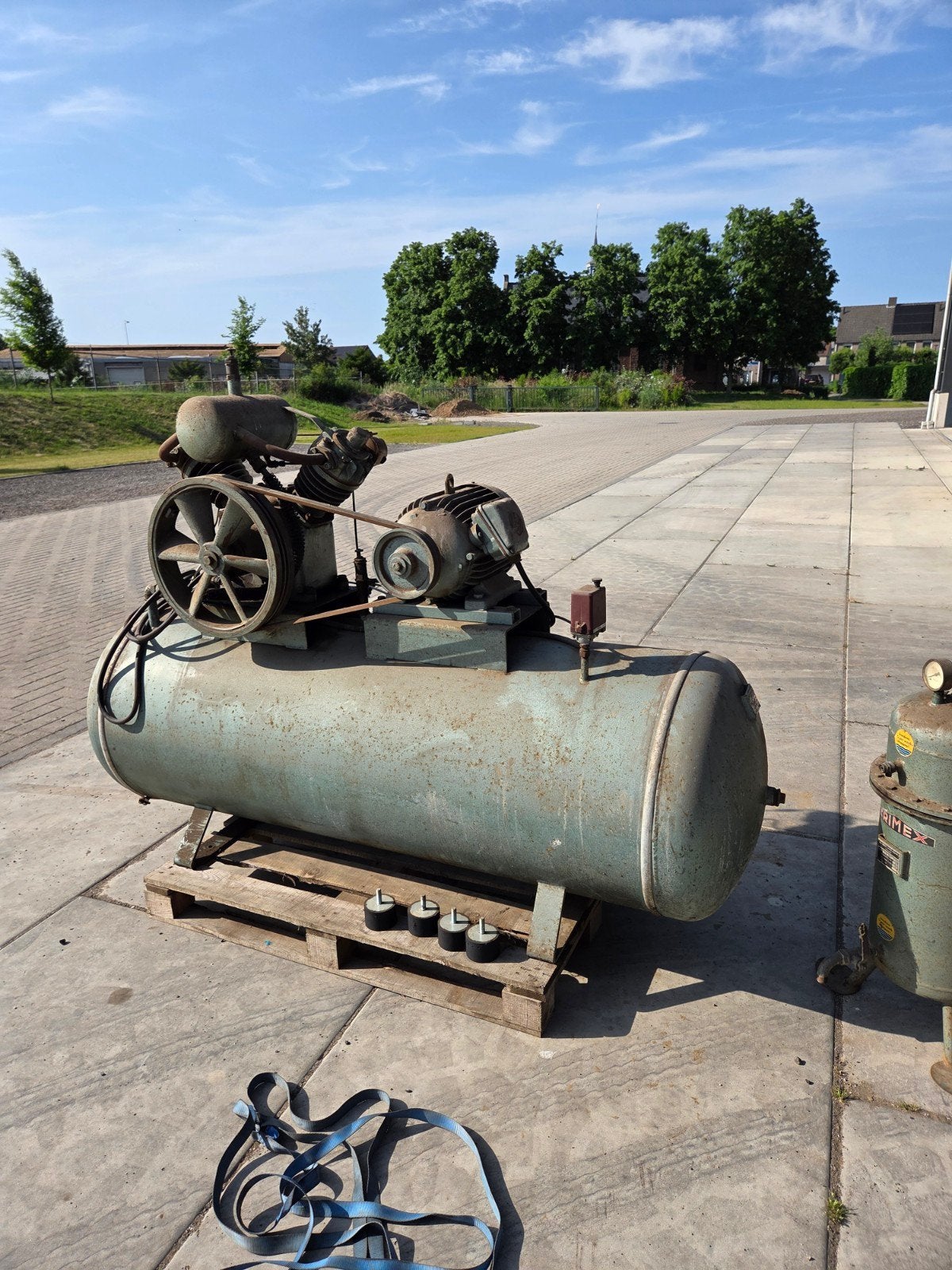 Crimex Compressor GLY 1000 - 500 liter tank, 8 bar, Ophalen of Verzenden