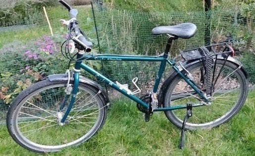 fiets - 26 inch, 18 versnellingen, Gebruikt, 26 inch, Velgrem, 47 tot 50 cm
