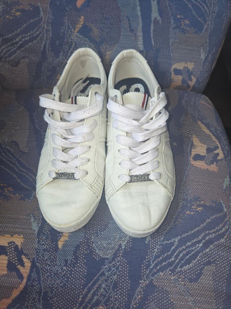 Schoenen, Ophalen of Verzenden, Gedragen, Wit, Sportschoenen