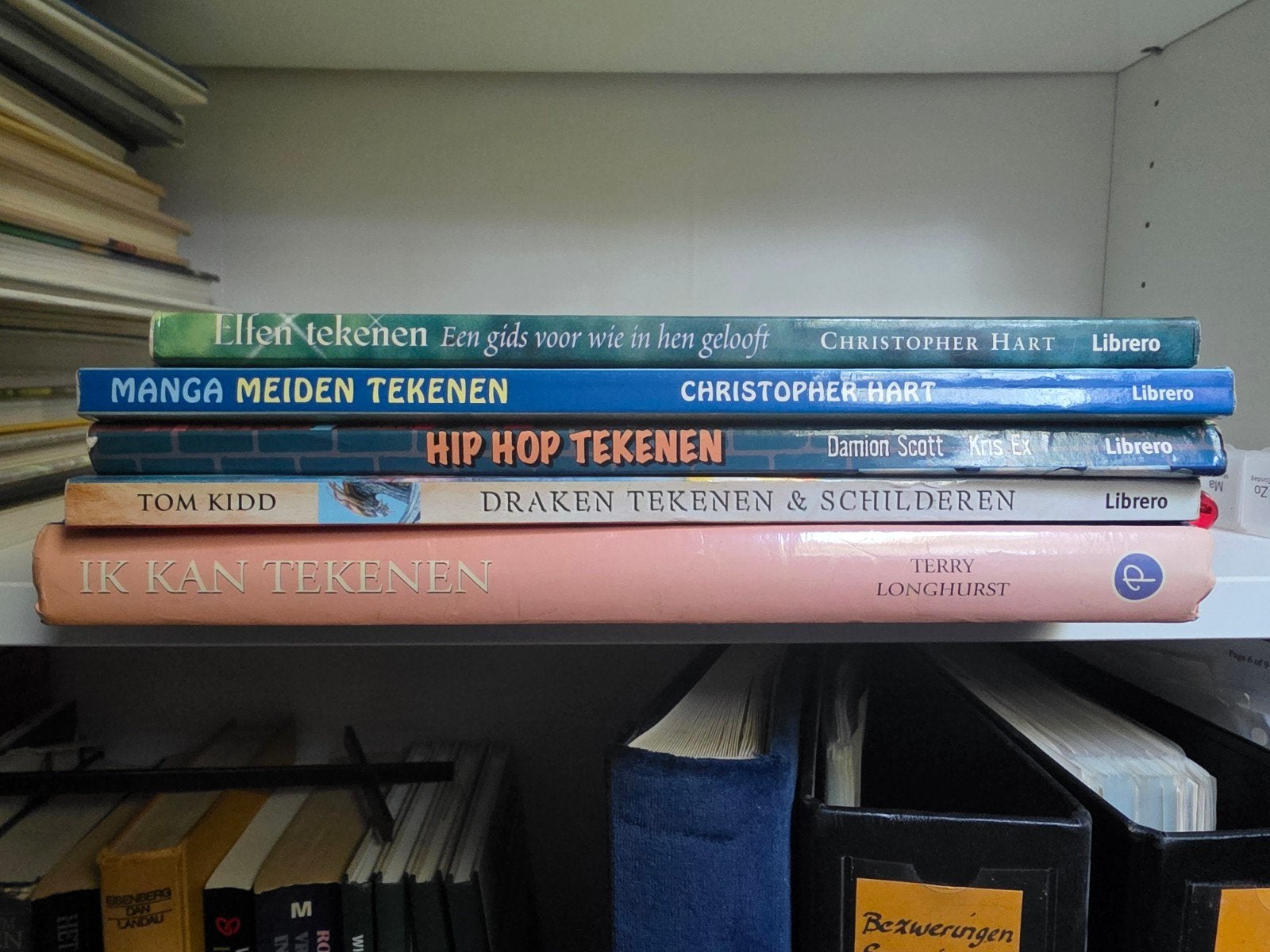 Tekenboeken: Elfen, Manga, Hip Hop, Draken, Ik Kan Te, Ophalen of Verzenden, Gebruikt, Boek of Gids