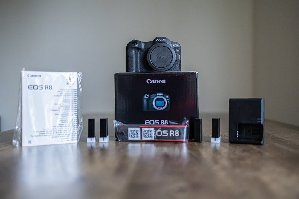 Canon R8 - fullframe systeemcamera zgan, Audio, Tv en Foto, Canon, Touchscreen, Lensdop, Ophalen of Verzenden