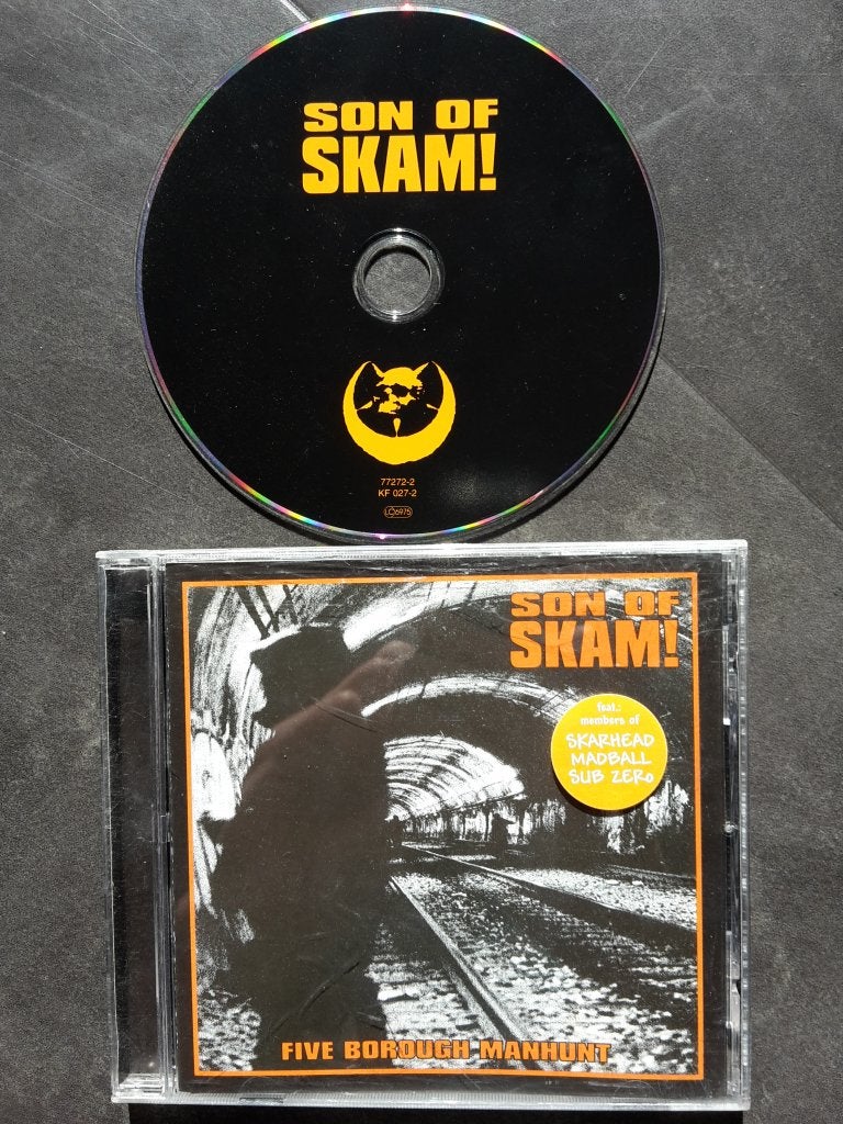 CD - Son Of Skam - Five Borough Manhunt - NYC Hardcore, Ophalen of Verzenden, Zo goed als nieuw, Hardcore, EP