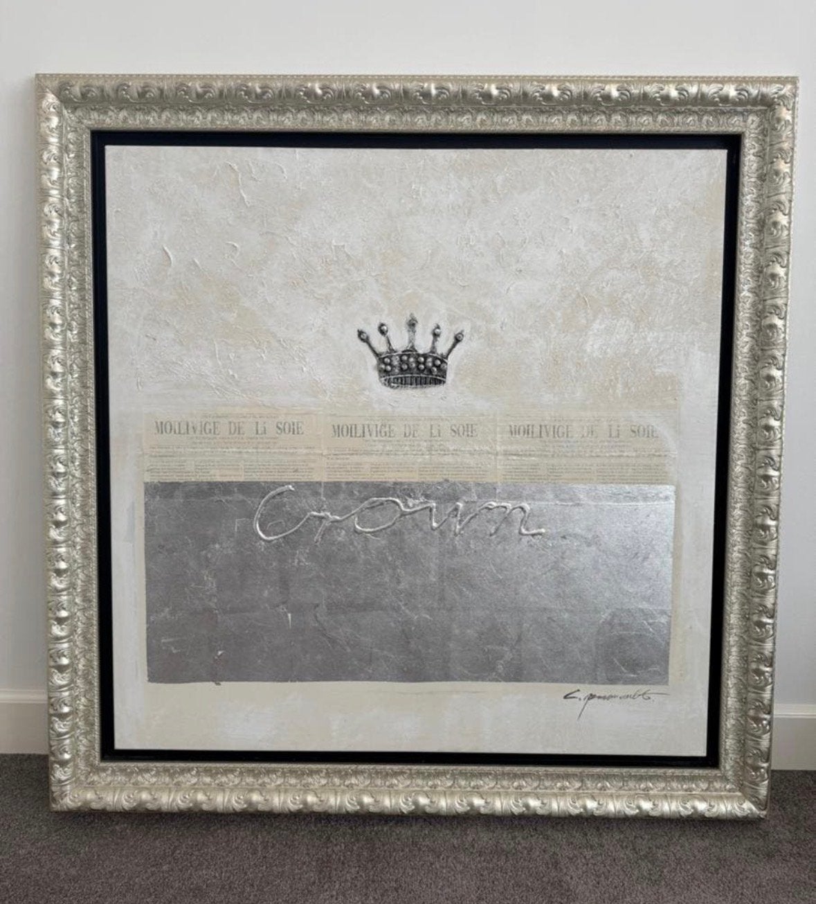 schilderij 'Crown', Ophalen, Doek, Gesigneerd, Overige onderwerpen