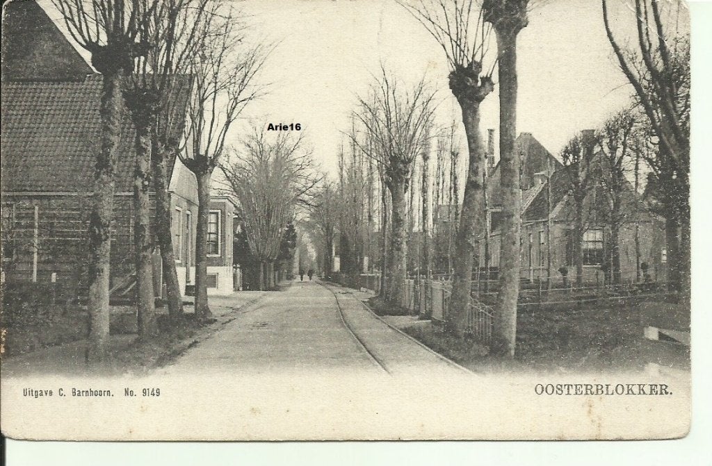 Oosterblokker, Verzamelen, Ophalen of Verzenden, Voor 1920, Gelopen, Noord-Holland