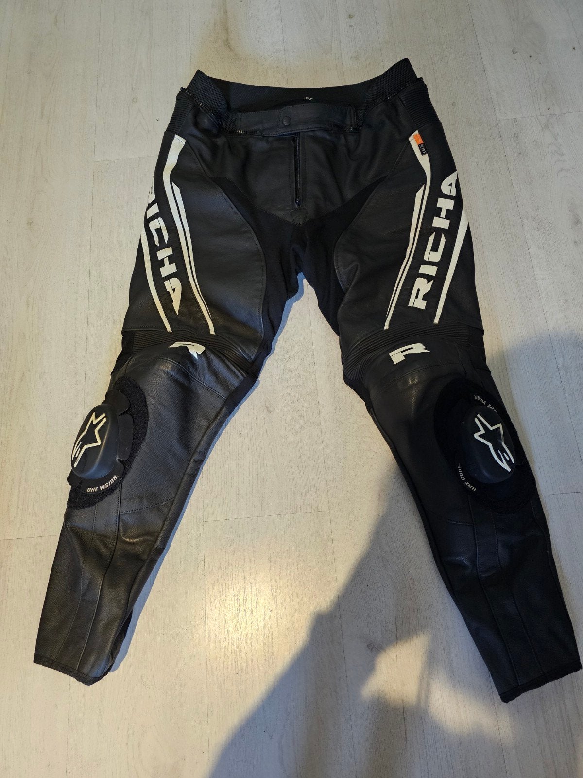 Richa Dames Motorbroek Leer Maat 40 42, Ophalen of Verzenden