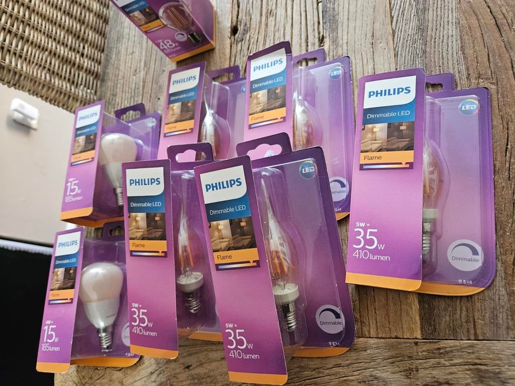 Philips Dimbare LED Flame Lampen, Ophalen of Verzenden, Nieuw