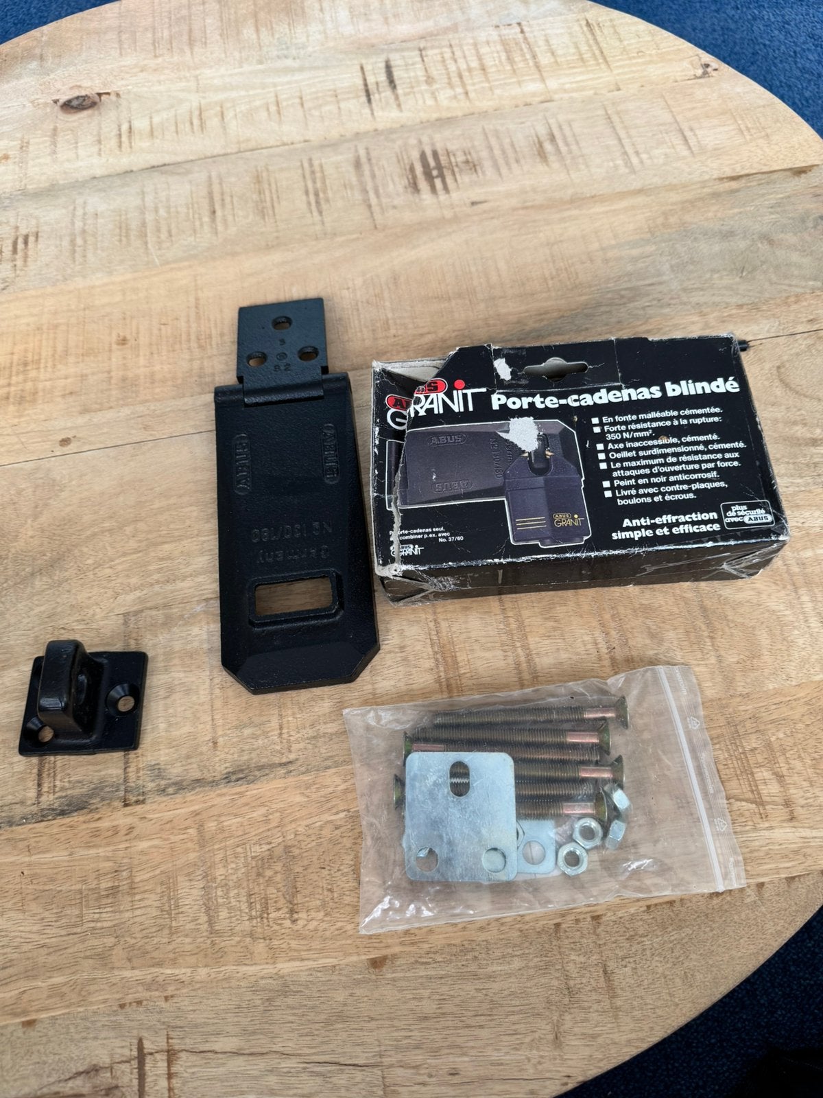ABUS Granit 130/180 overslag / hangslotbeveiliging, Ophalen of Verzenden, Nieuw, Overige materialen, Slot