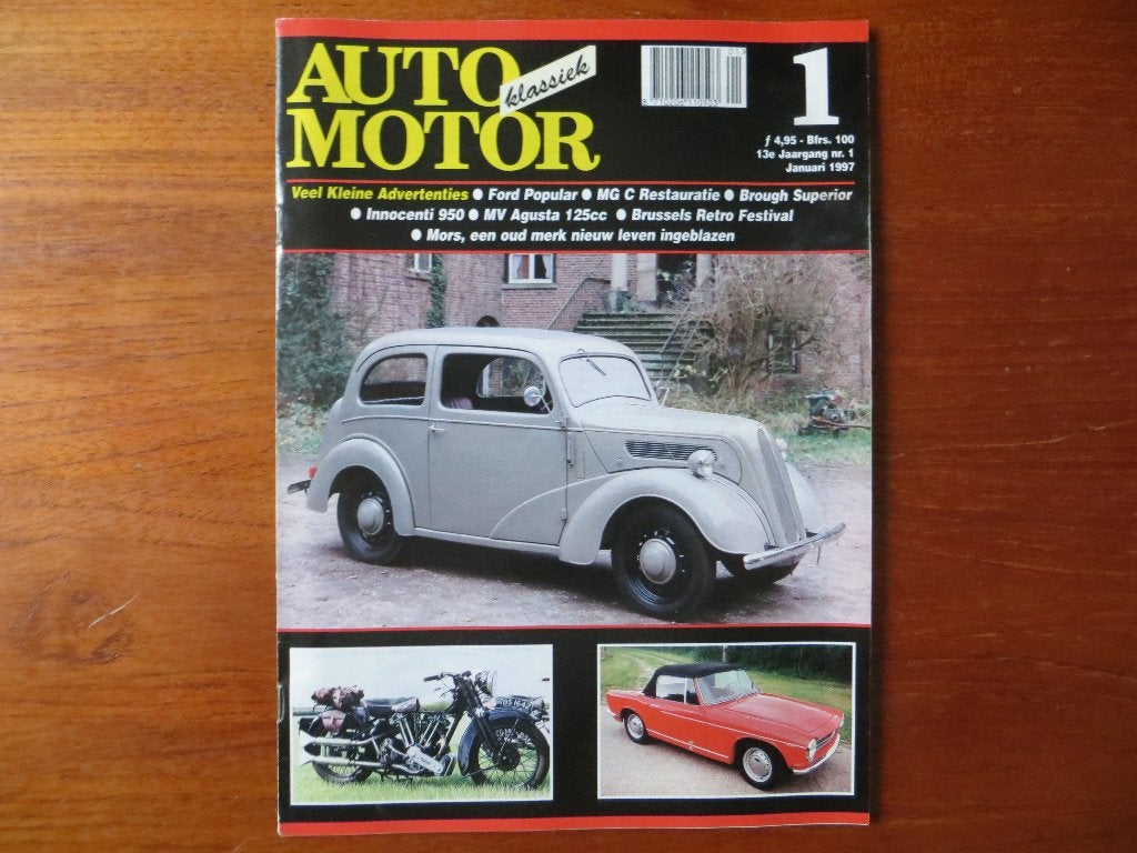 Auto Motor Klassiek 1 1997 Innocenti, Mors, MG C, Popular, Verzenden, Nieuw, Ford