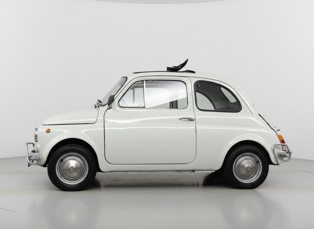 Fiat 500L Fiat Unieke schuurvondst uit Italië met slechts 2, Zwart, 4 stoelen, Wit, Bedrijf