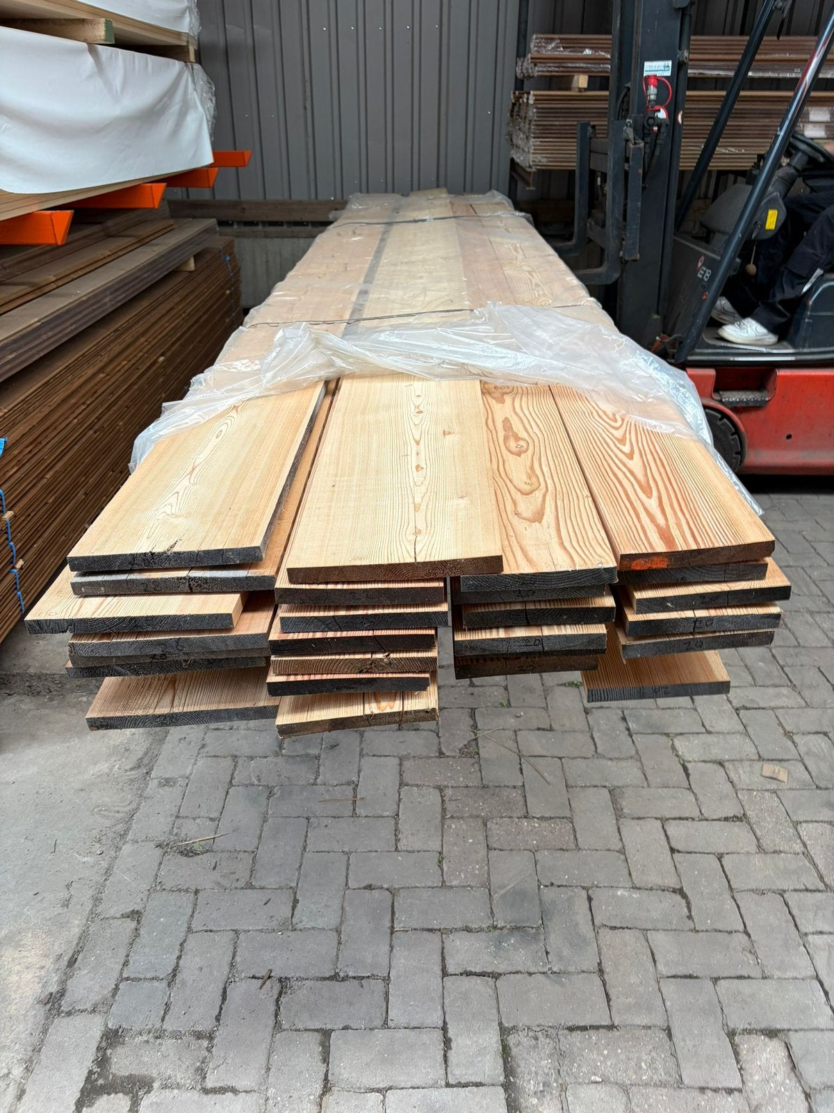 Siberisch Lariks Unieke Partij, Minder dan 25 mm, Ophalen of Verzenden, Zo goed als nieuw, Plank