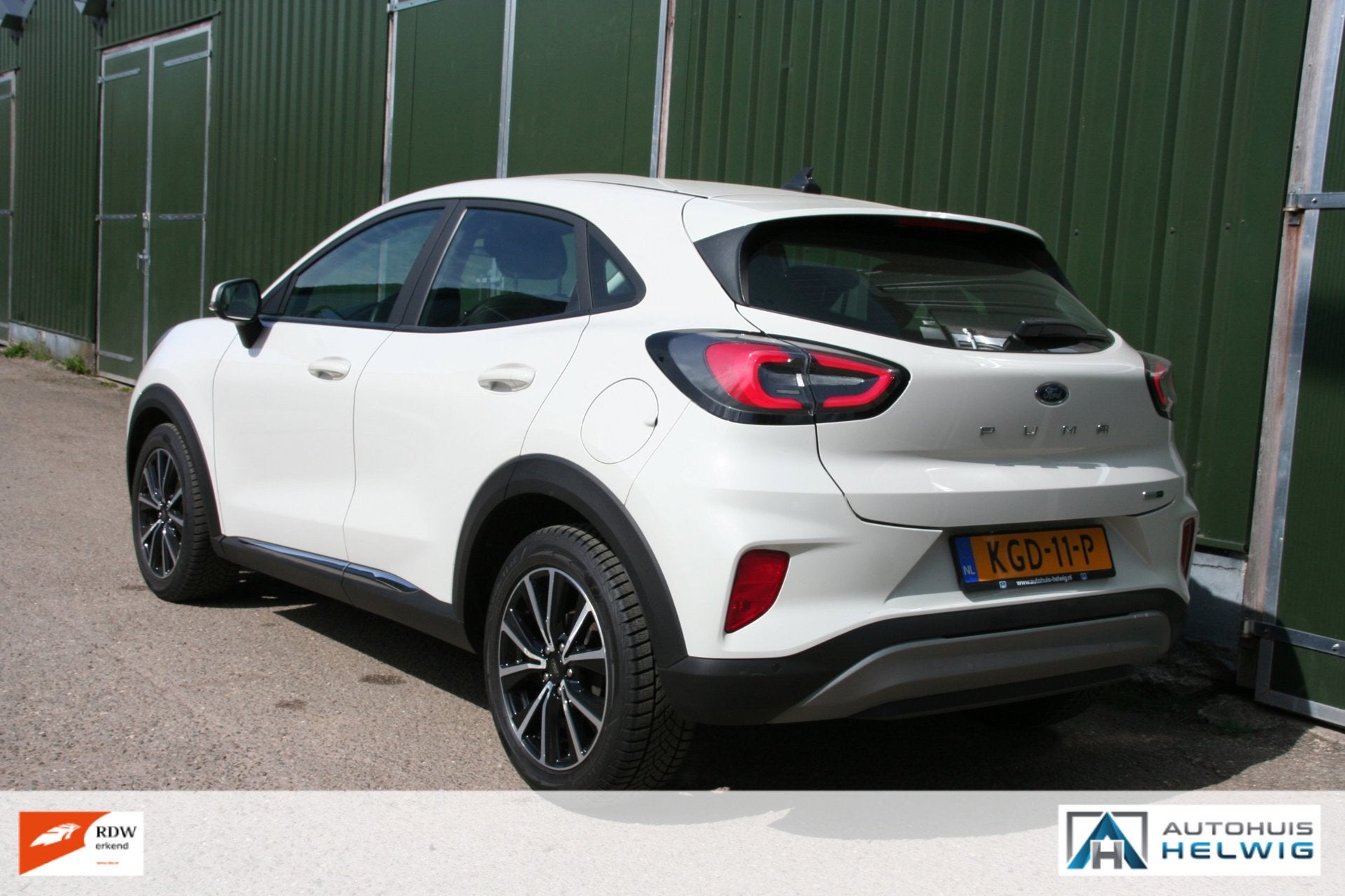 Ford PUMA 1.0 EcoBoost Hybrid Titanium, AIRCO, NAVIGATIE, CR, Voorwielaandrijving, Wit, Bedrijf, Hybride Elektrisch/Benzine