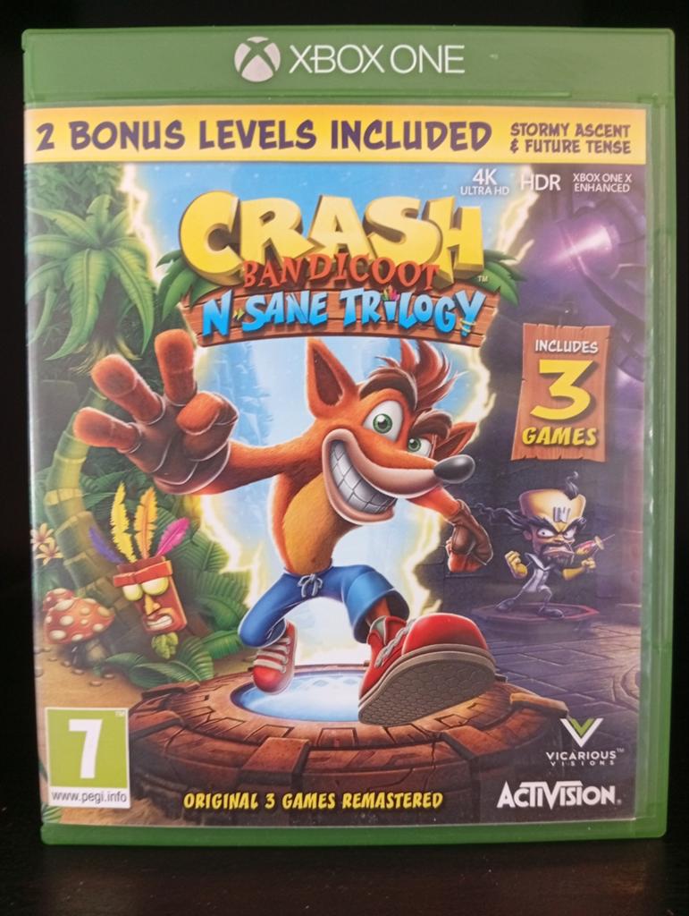 Crash Bandicoot N. Sane Trilogy - Xbox One, Spelcomputers en Games, Gebruikt, 1 speler, Ophalen of Verzenden, Platform