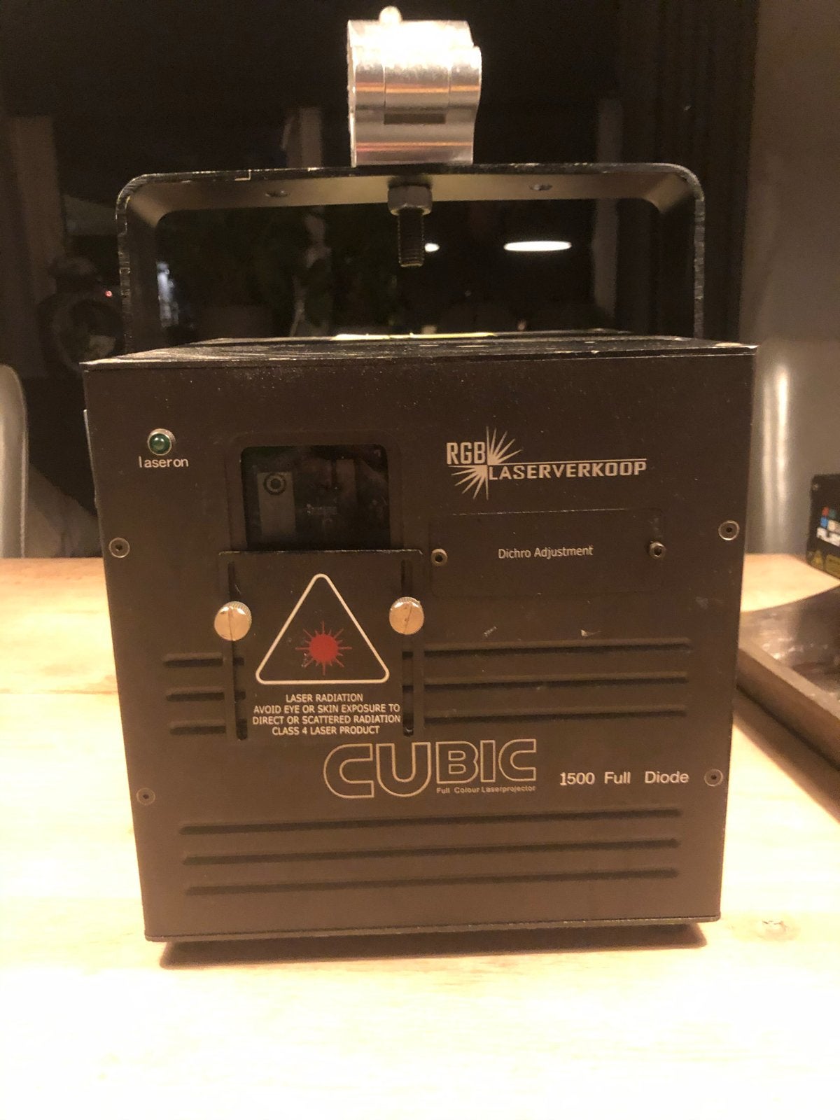 RGB Laserverkoop CUBIC 1500 Full Diode Laser, Ophalen of Verzenden, Gebruikt, Laser, Geluidgestuurd