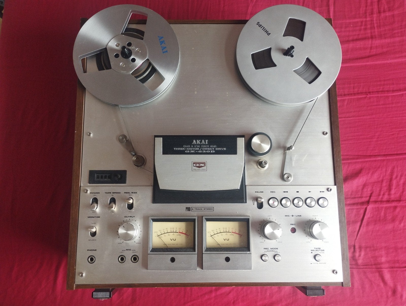Akai GX-630D Bandrecorder met banden, Ophalen, Bandrecorder, Met banden