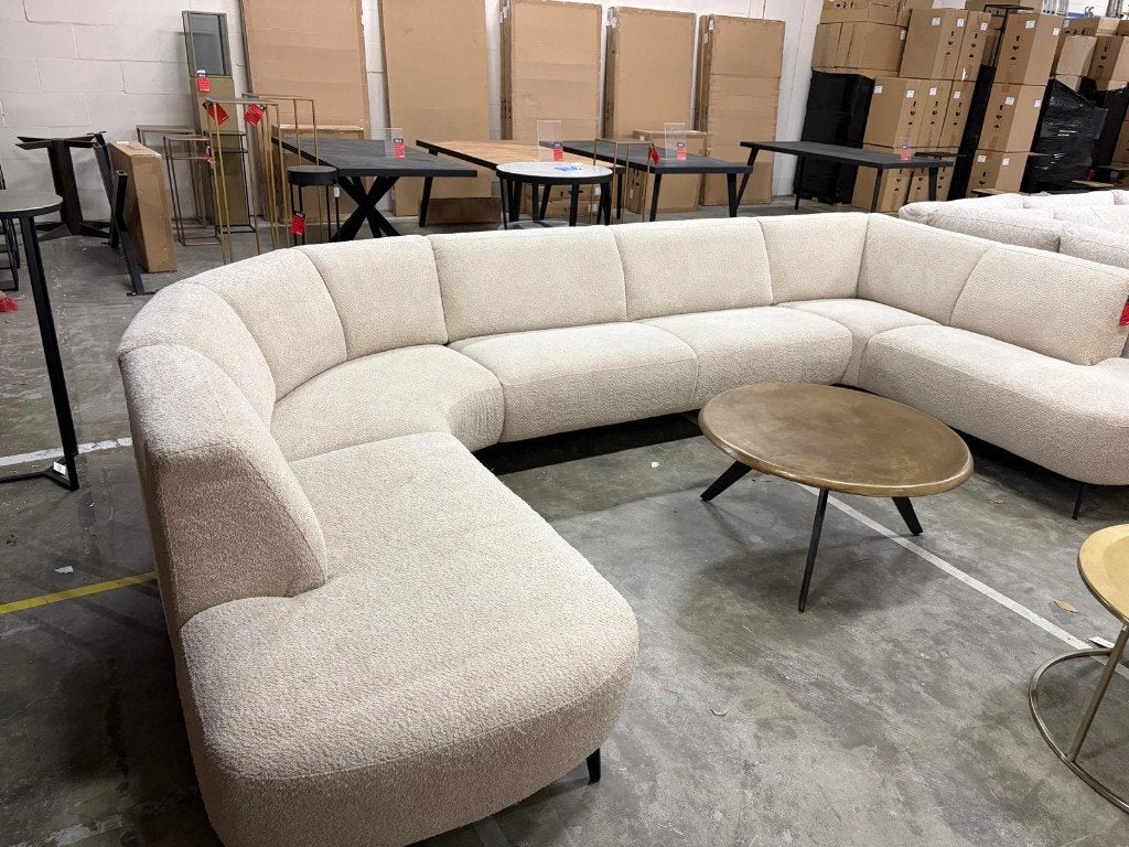 Hoekbank Bamaga l Whoon | Meubilex l van €3474 voor €1989, Ophalen, Gebruikt, Hoekbank, 300 cm of meer