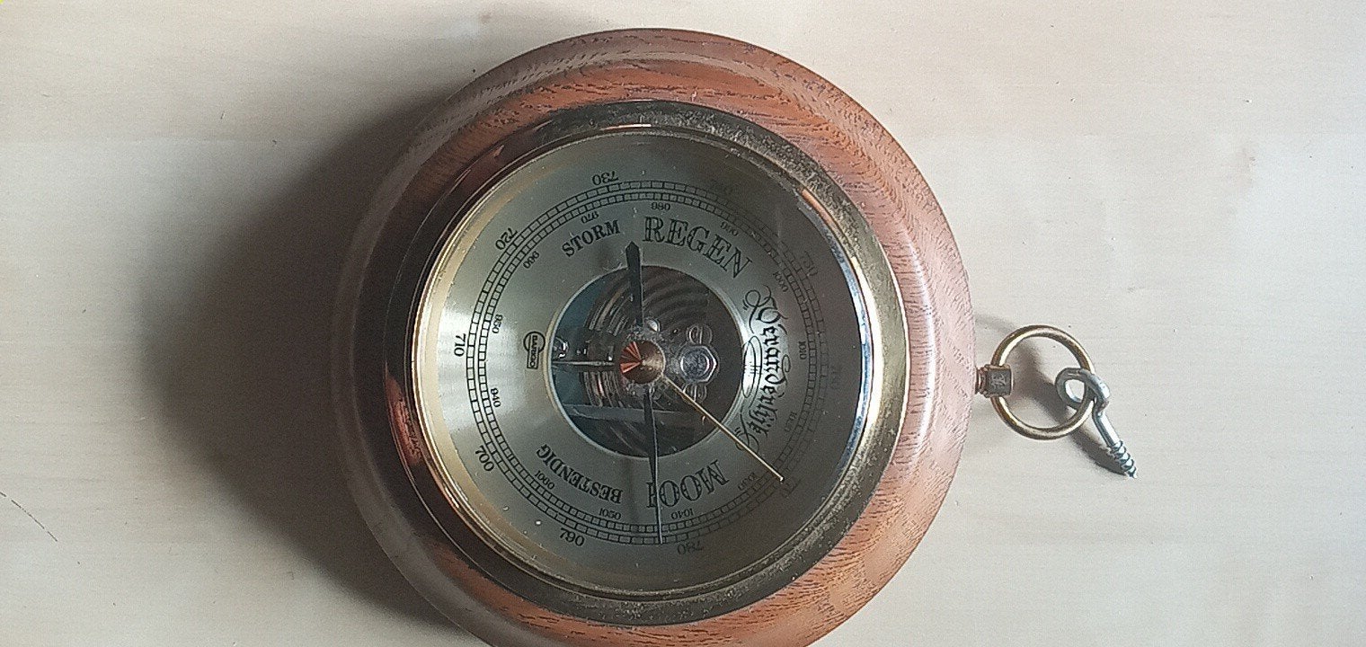 Barometer zgan, Ophalen of Verzenden, Zo goed als nieuw