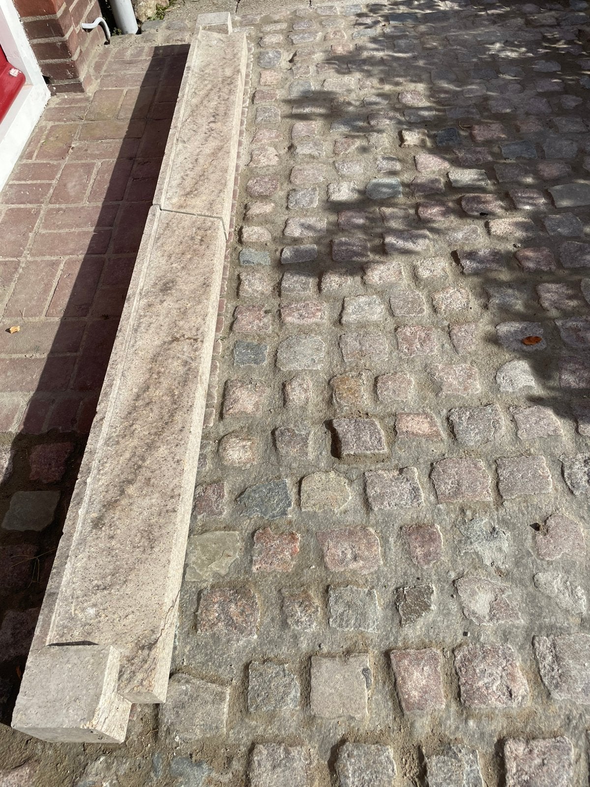 Granieten onderdorpel 2195, Ophalen, Zo goed als nieuw