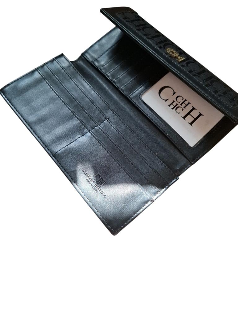Carolina Herrera Dames Portemonnee Zwart, Ophalen of Verzenden, Zo goed als nieuw, Zwart, Overige merken
