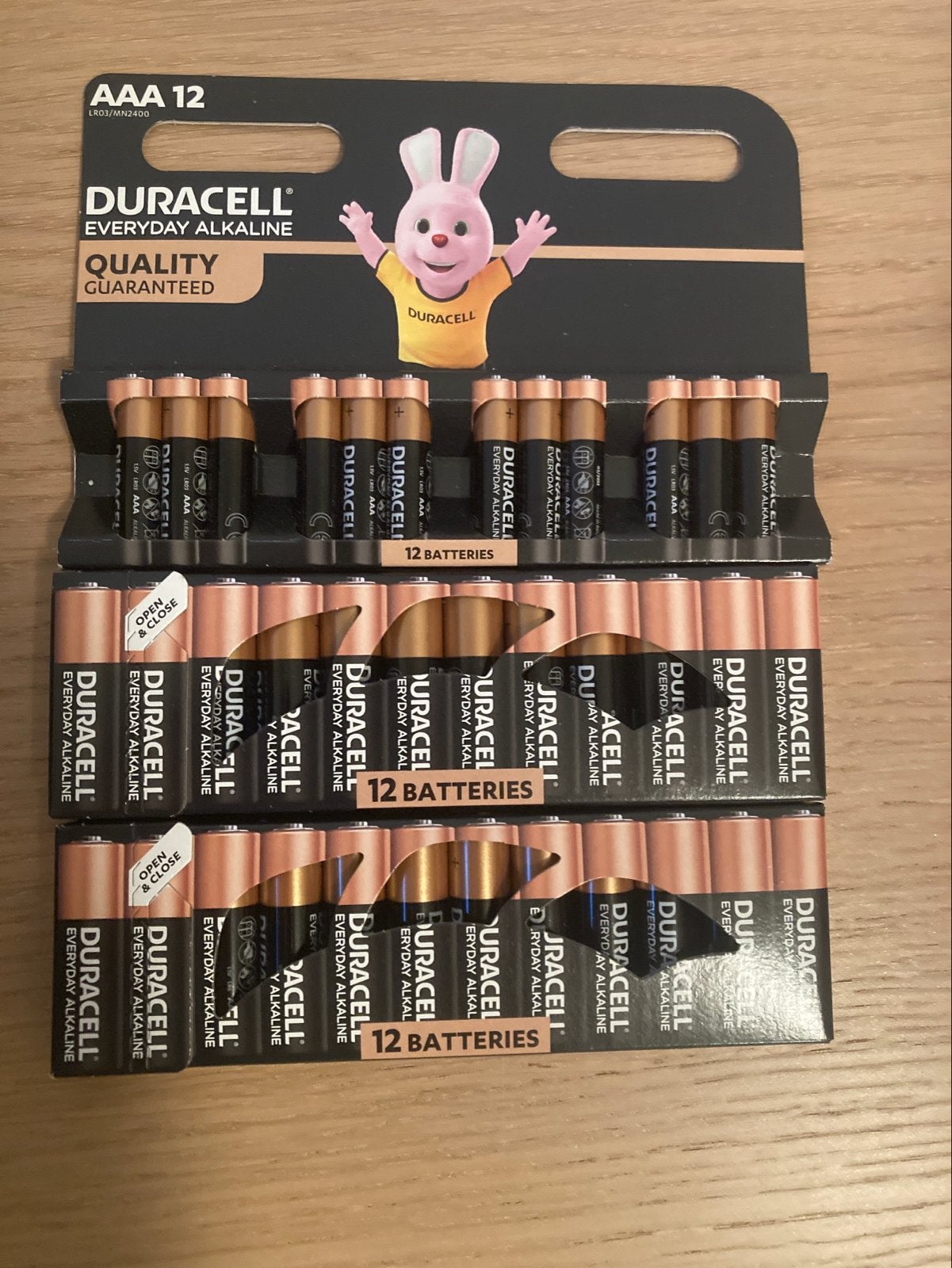 Duracell AAA 12-pack AA 24-pack, Ophalen, Nieuw