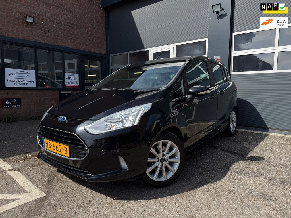 Ford B-Max 1.0 EcoBoost Titanium, Auto's, Ford, Voorwielaandrijving, 101 pk, Gebruikt, Zwart