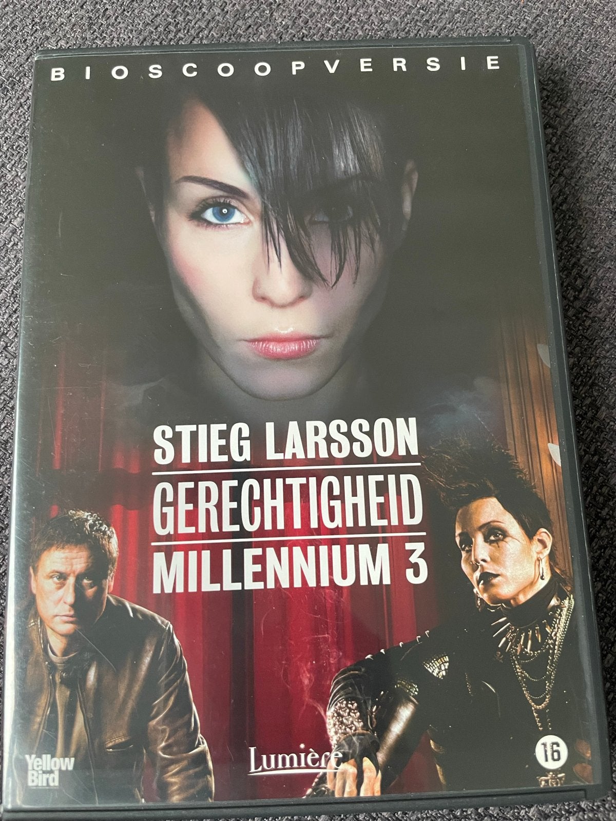 Stieg Larsson Millennium 3: Gerechtigheid (DVD), Vanaf 16 jaar, Ophalen of Verzenden, Gebruikt, Actiethriller