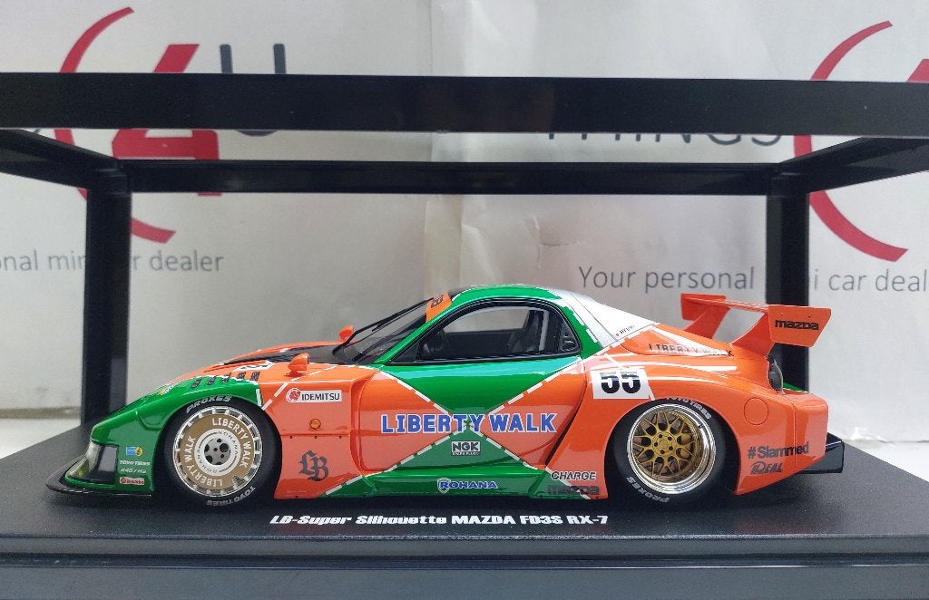 GT Spirit 1:18 Mazda RX7 FD3S LB Super Sihouette 2024, Ophalen of Verzenden, Nieuw, Auto, Overige merken
