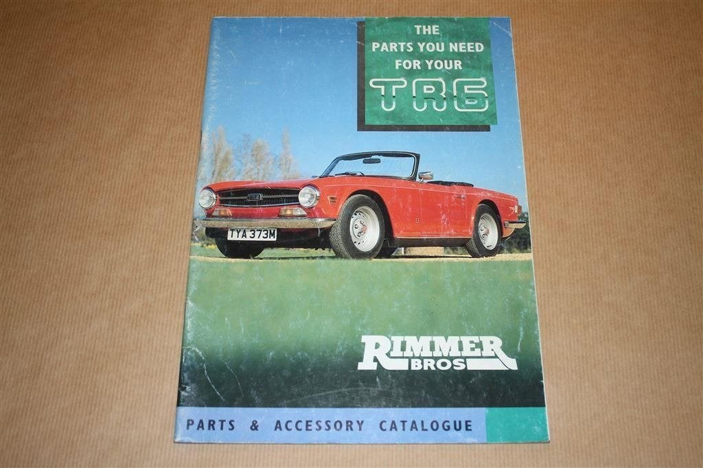 Triumph TR6 Parts & Accesory Catalogue, Auto diversen, Handleidingen en Instructieboekjes, Ophalen of Verzenden