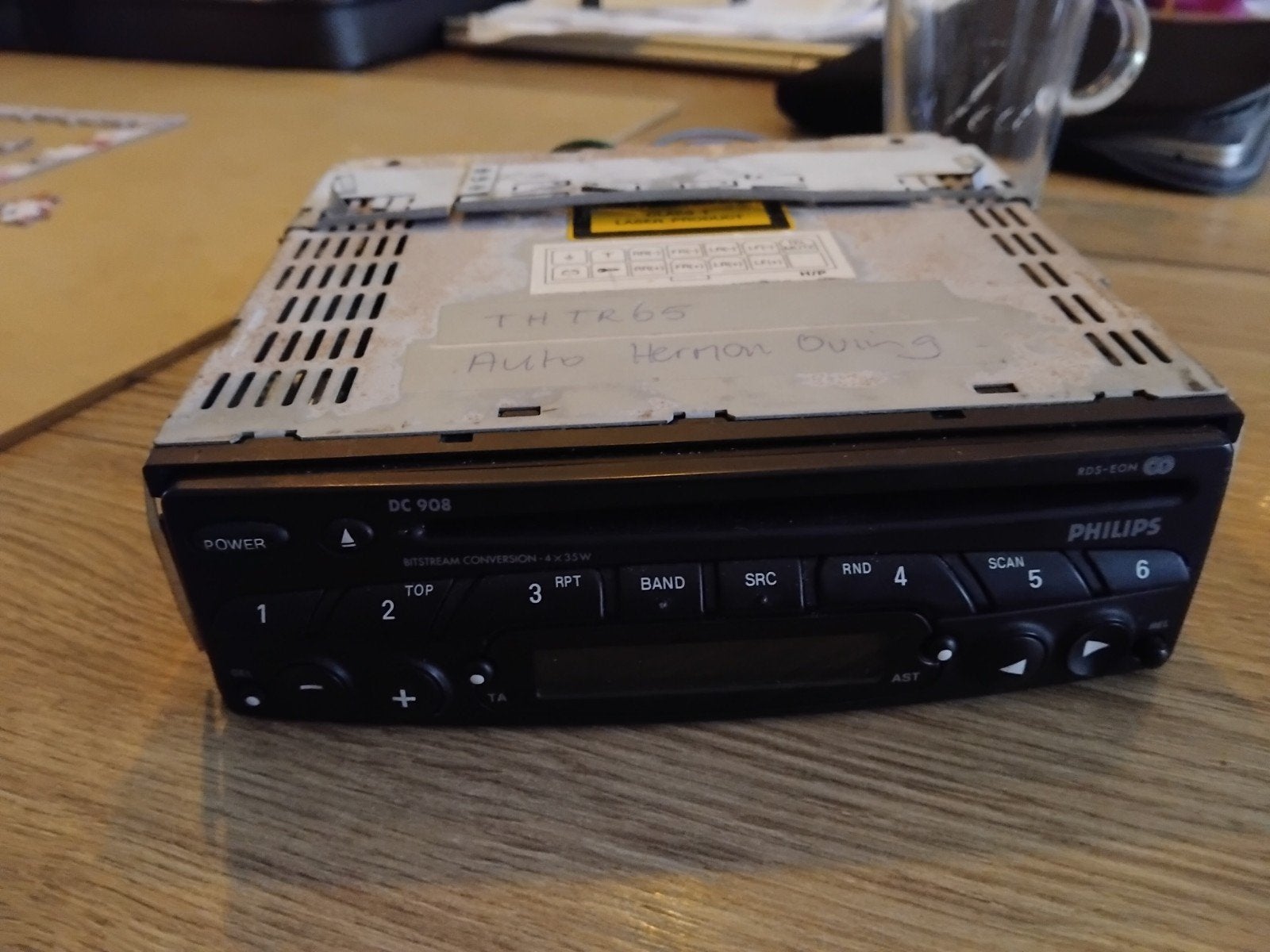 Philips DC 908 Autoradio met CD-speler, Auto diversen, Ophalen of Verzenden