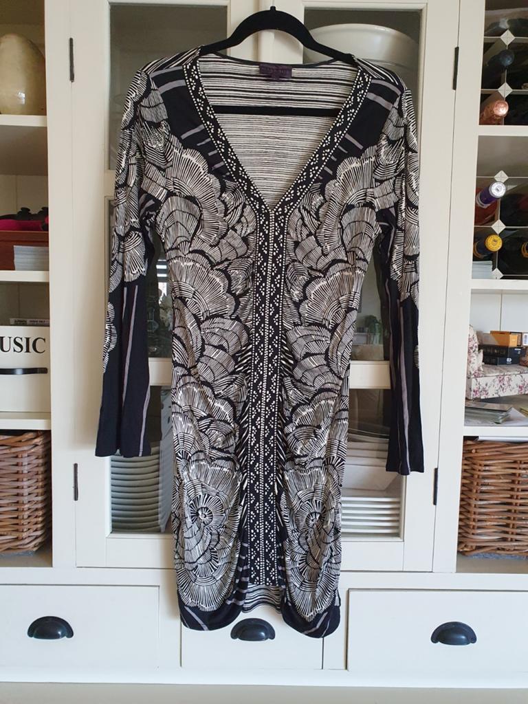 Hale Bob travel jurk stretch maat L, Maat 38/40 (M), Zwart, Ophalen of Verzenden, Zo goed als nieuw