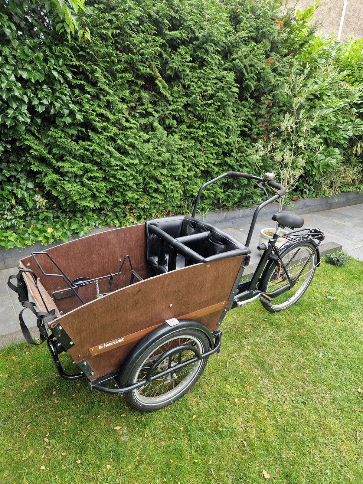 Degelijke Fietsfabriek bakfiets - NIET ELEKTRISCH, Fietsen en Brommers, Fietsen | Bakfietsen, Ophalen, Gebruikt, Huif, Fietsfabriek