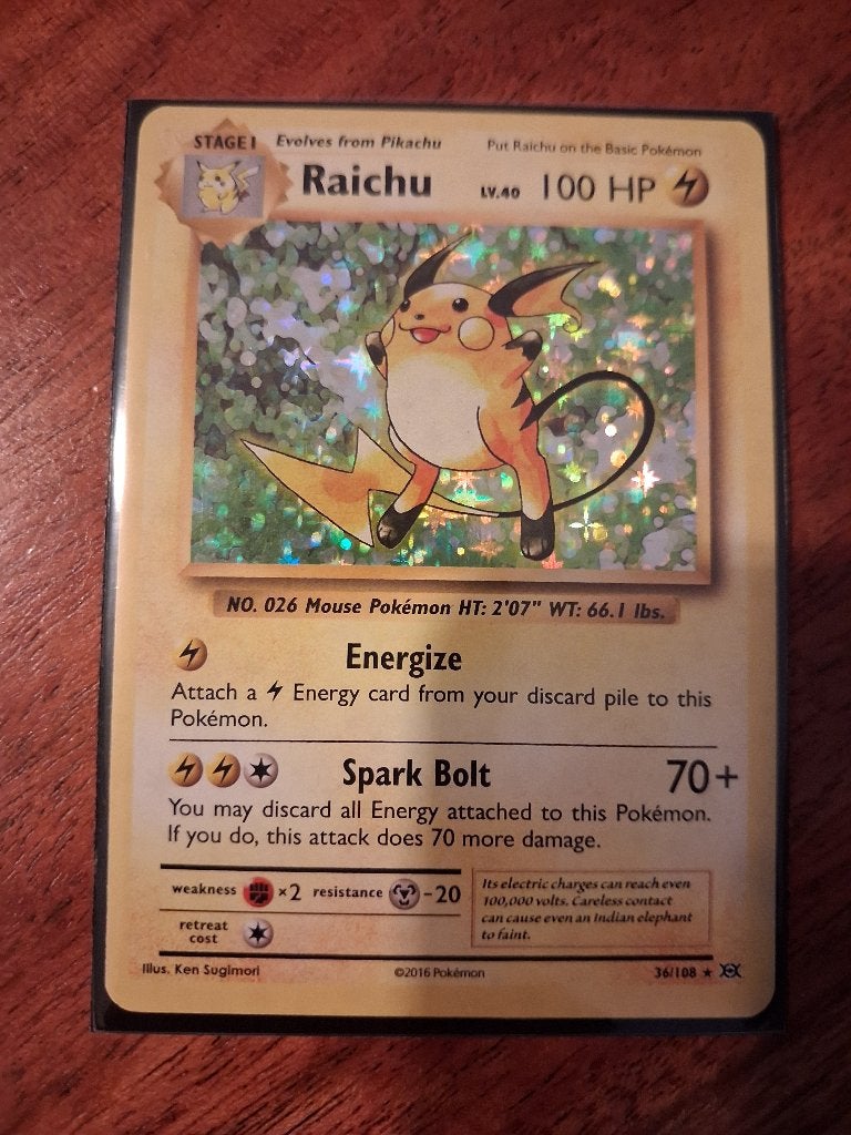 Richu pokemon kaart 2016, Ophalen of Verzenden, Zo goed als nieuw, Losse kaart