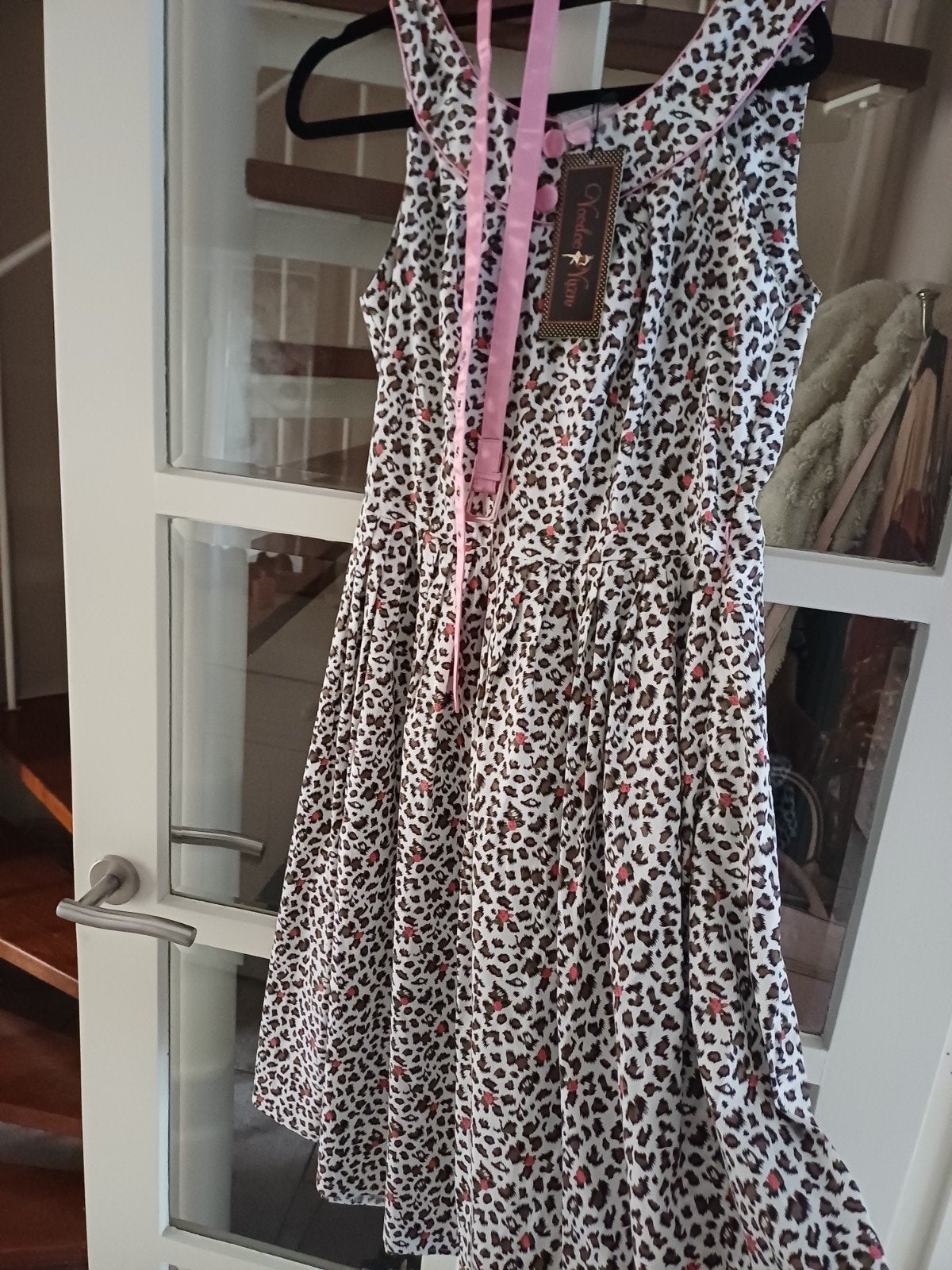 2 prachtige pin up/rockabilly jurken - Hell Bunny & Vixen, Hell Bunny, Vixen, Blauw, Maat 42/44 (L), Ophalen of Verzenden