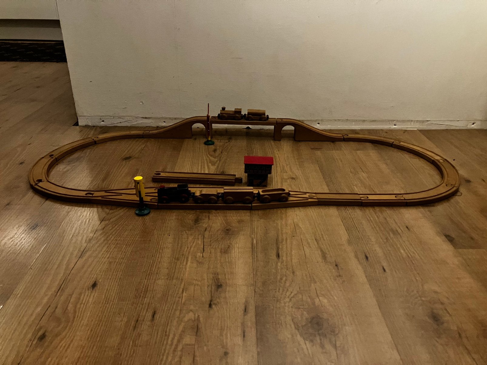 Houten treinset van Brio, Ophalen, Gebruikt