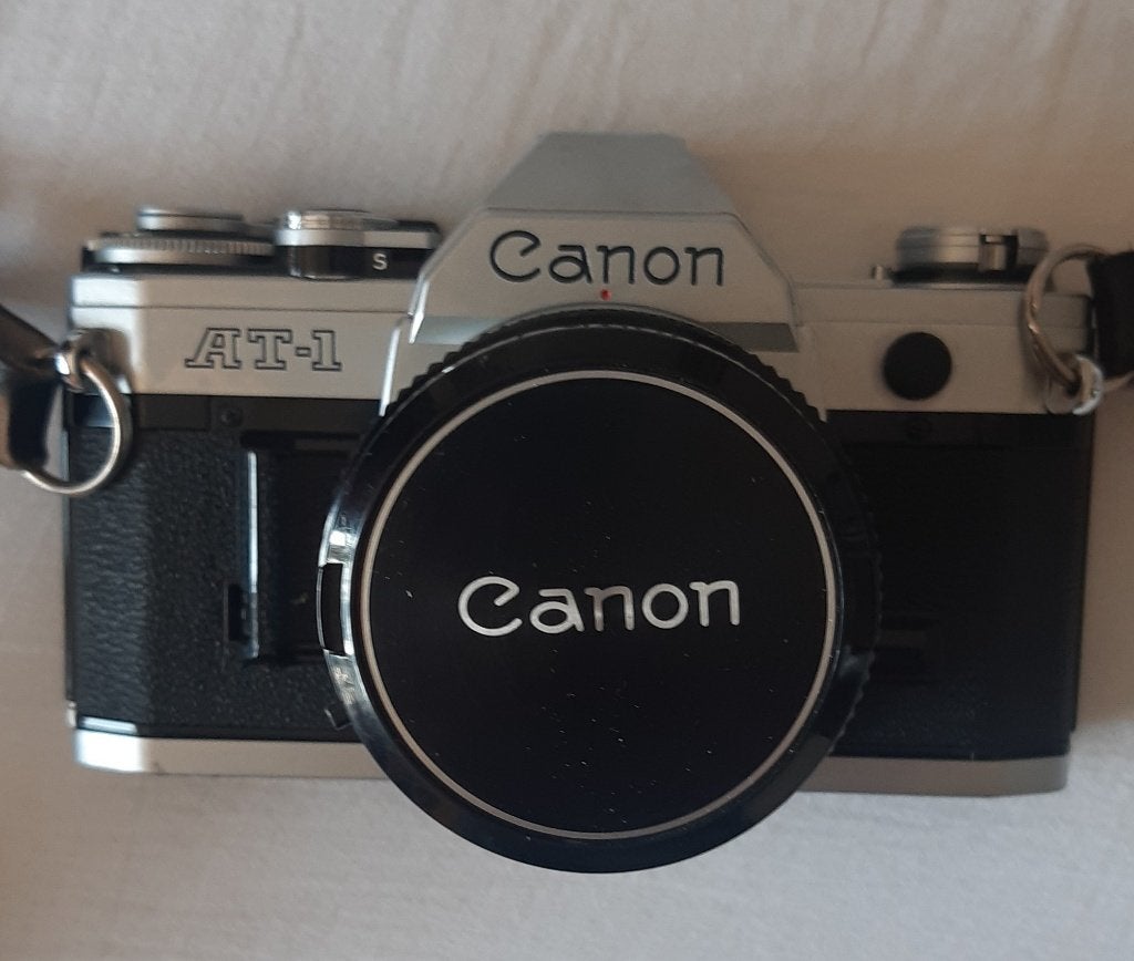 Canon AT-1 met extra 80-200 zoom lens, Ophalen, Gebruikt, Spiegelreflex, Canon