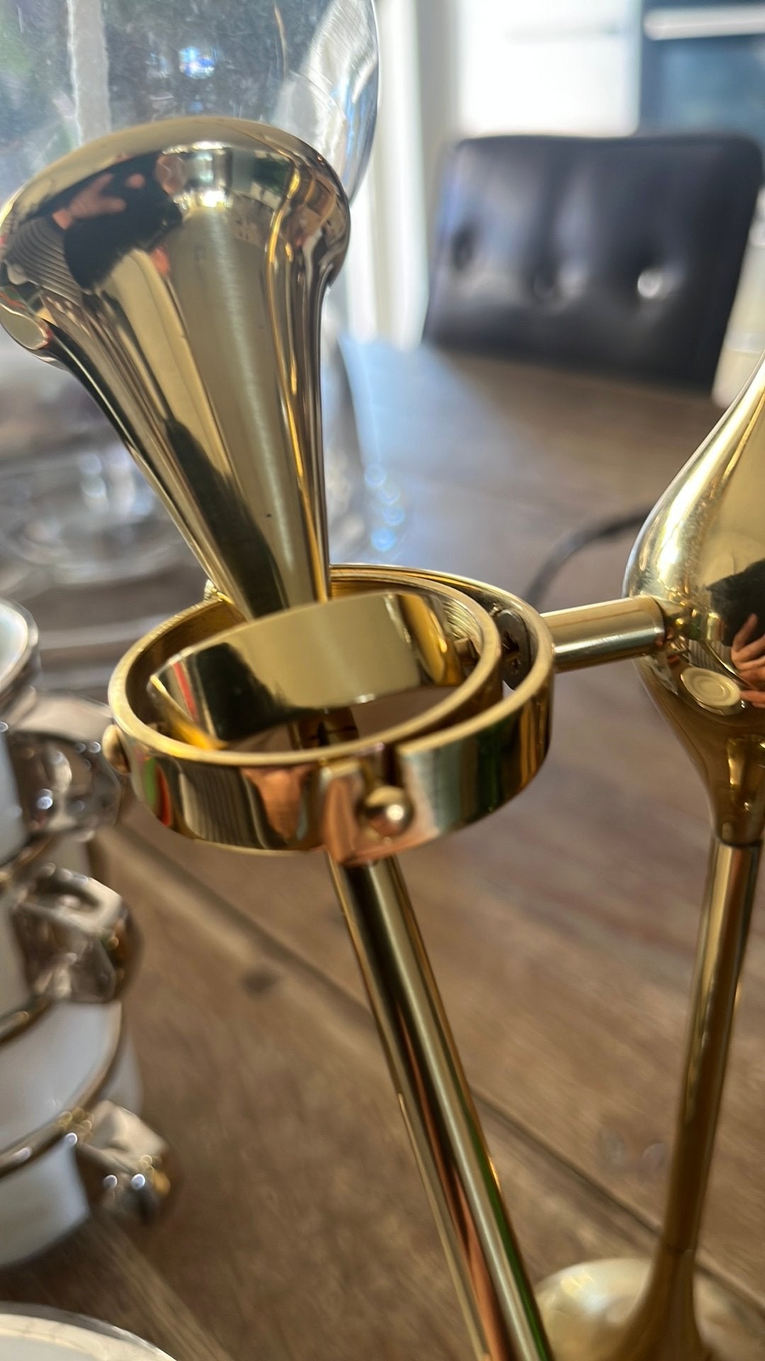 Clear Drops" dubbele olielamp, door Freddie Andersen ‘70, Ophalen of Verzenden