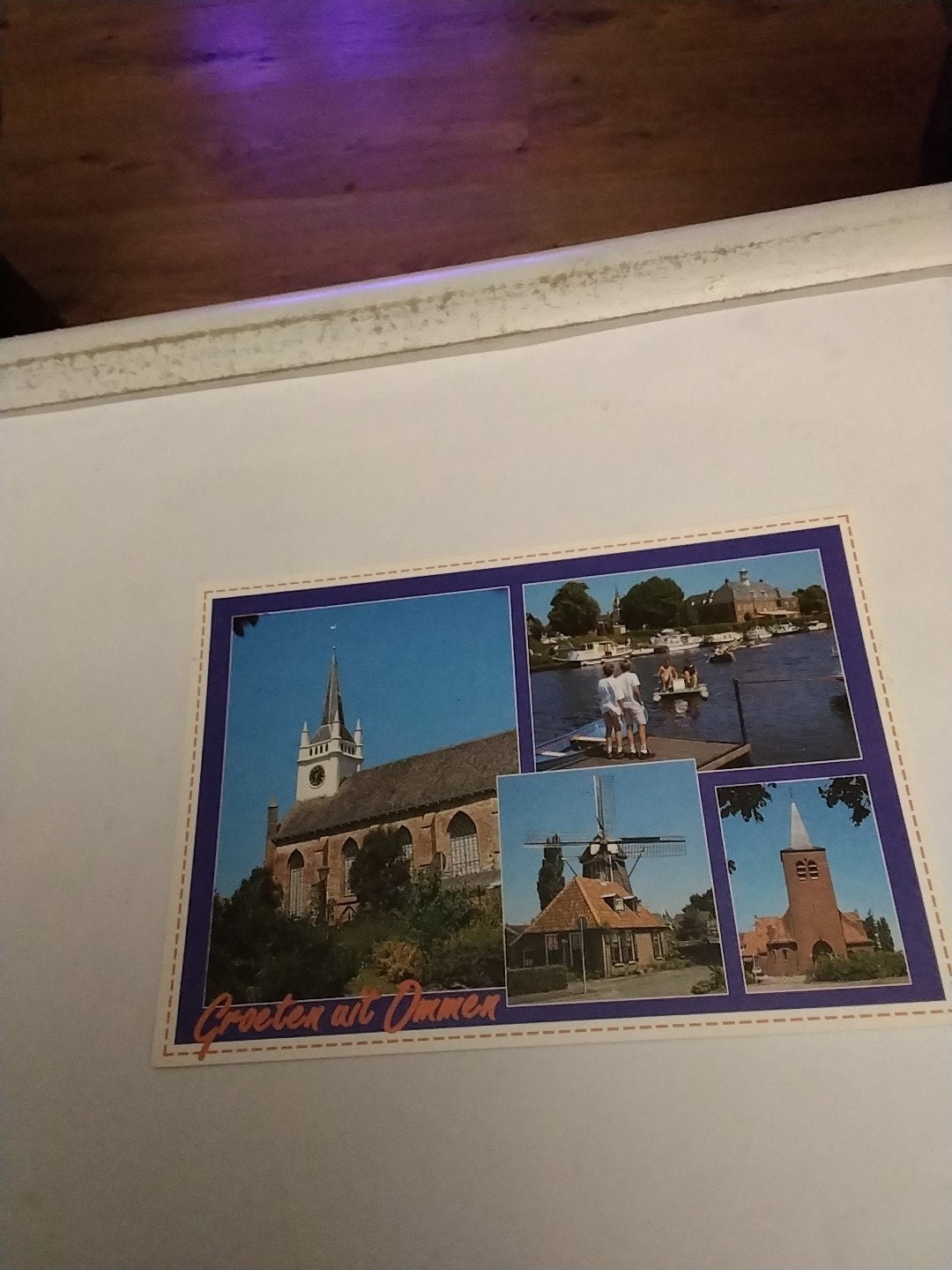 Ansichtkaart Groeten uit Ommen - Gelopen 2001, Verzamelen, Ophalen of Verzenden, 1980 tot heden, Gelopen, Overijssel