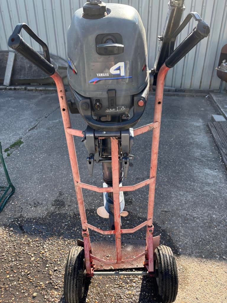 Yamaha 4 pk 4-takt kortstaart buitenboordmotor, Ophalen, Gebruikt, Minder dan 5 pk, Viertaktmotor