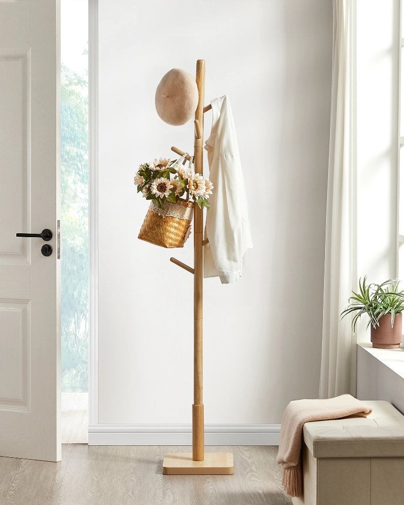 Staande kapstok met 8 haken voor jassen (175cm hoog), Nieuw, Ophalen of Verzenden, Minder dan 100 cm, Staande kapstok