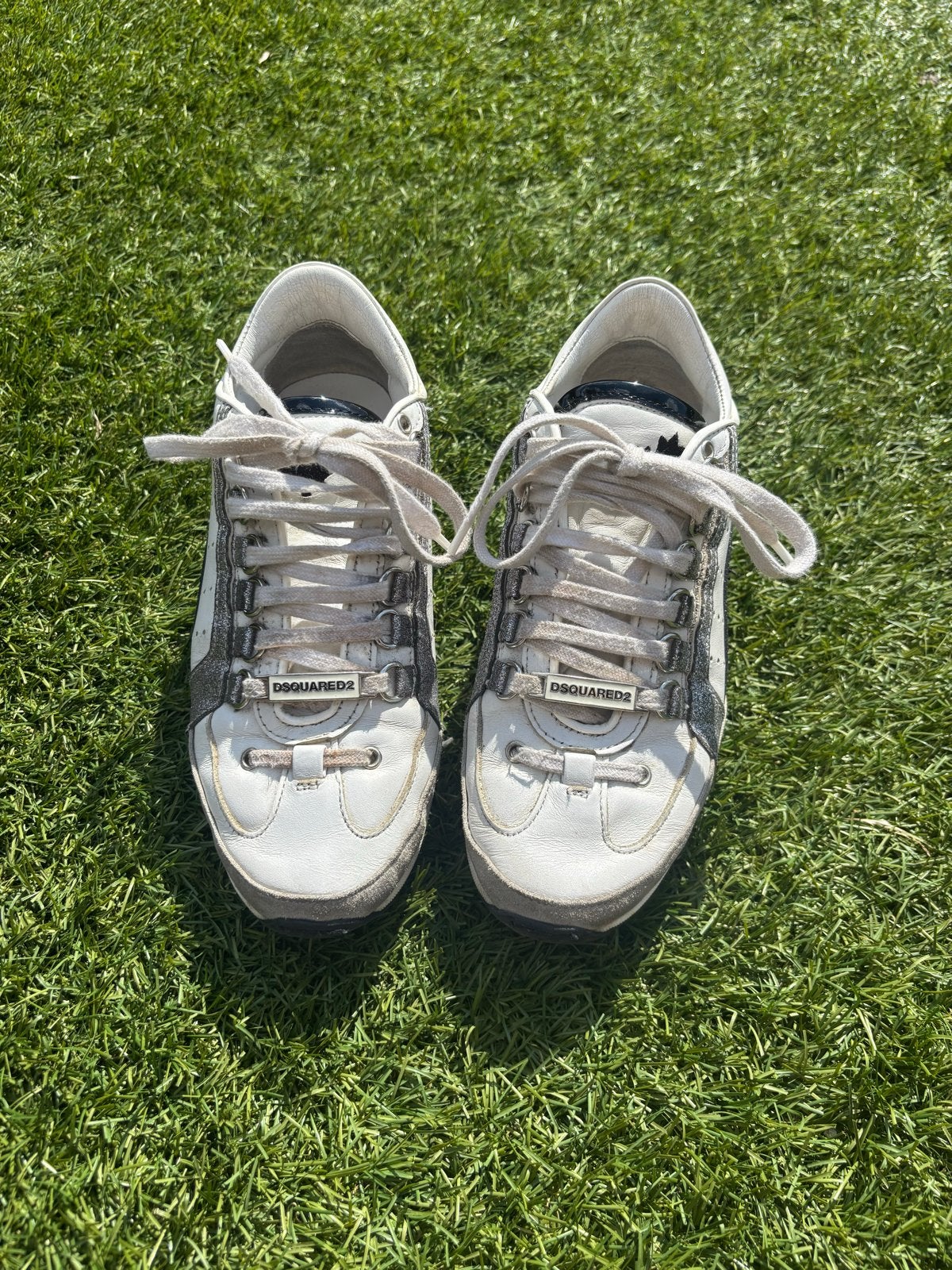 Dsquared2 Dames Sneakers Maat 36, Kleding | Dames, Ophalen of Verzenden, Gedragen, Wit, Sneakers of Gympen