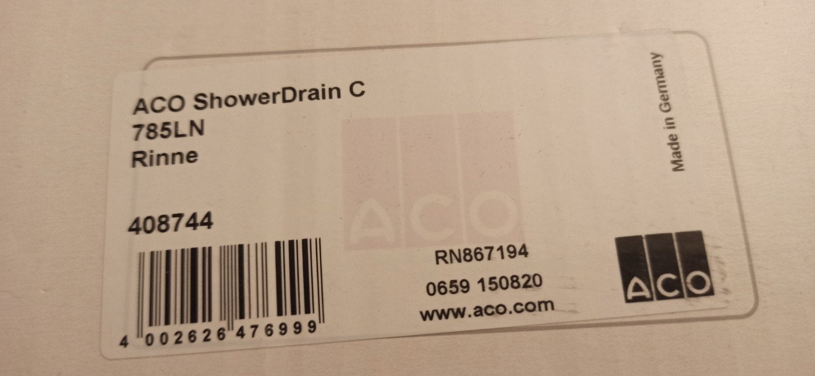 ACO Shower Drain C, Ophalen of Verzenden, Douche