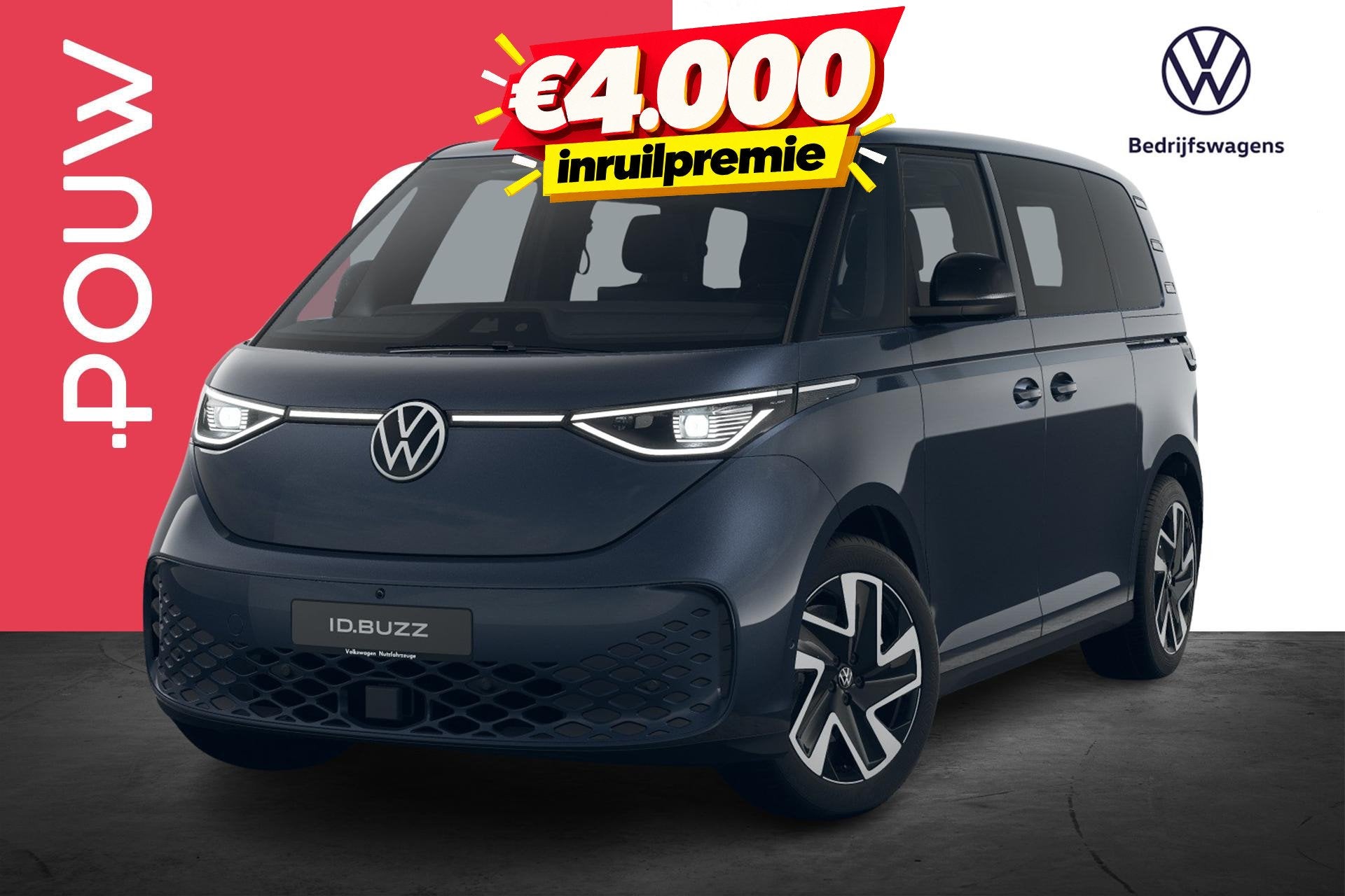 Volkswagen ID. Buzz 286pk Pro Bulli Limited Edition 79 kWh |, Auto's, Automaat, 12 maanden, Achterwielaandrijving, 510 min