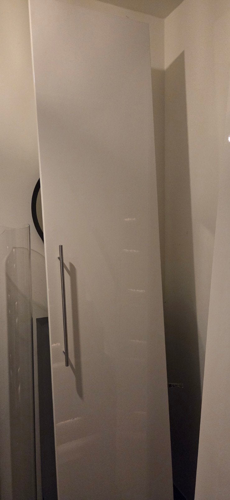 IKEA PAX Deuren Hoogglans Wit 229x50 cm (2 stuks), Ophalen, Minder dan 50 cm, Gebruikt, 200 cm of meer