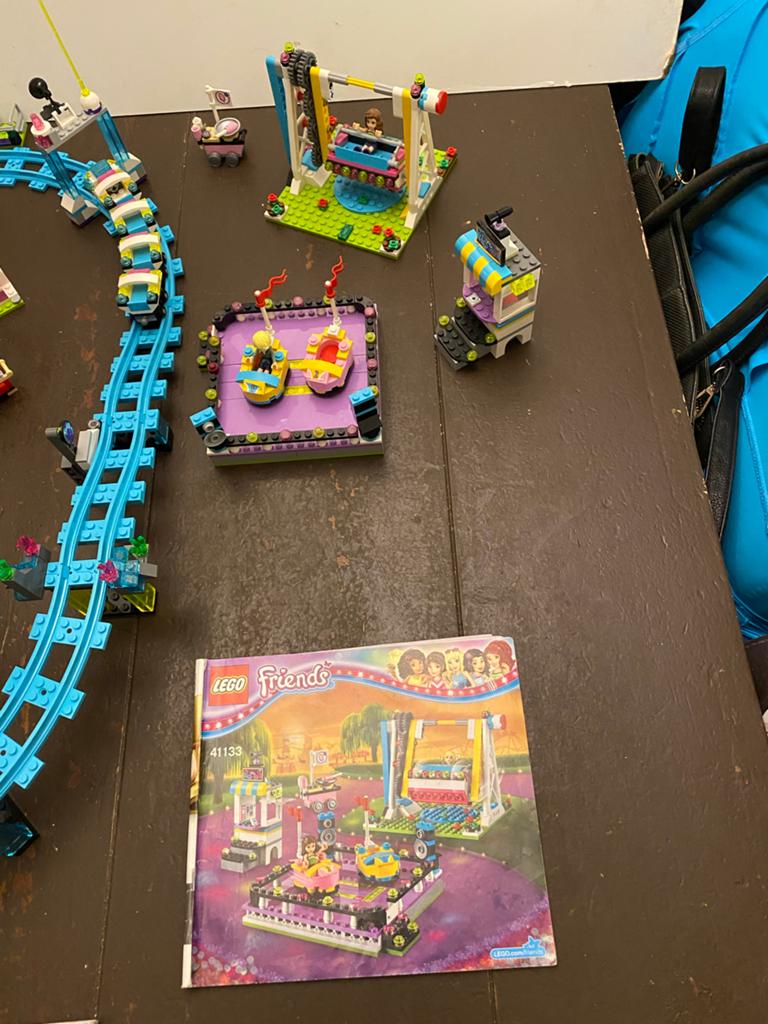 Lego Friends Kermis Sets 41130 & 41133, Ophalen of Verzenden, Gebruikt