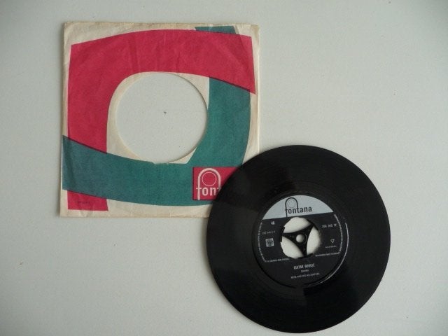 single RENE AND HIS ALLIGATORS -GUITAR BOOGIE- FONTANA REC., Gebruikt, 7 inch, Ophalen of Verzenden, Pop