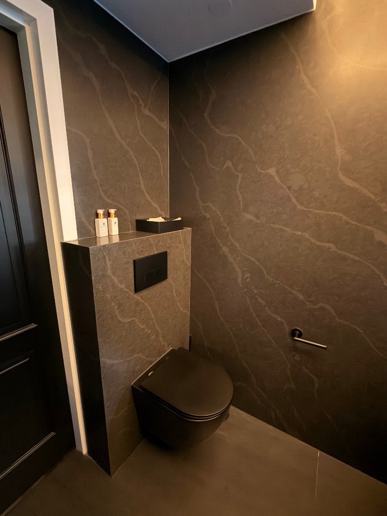 Nieuwe Cosentino Bohemian Flame wandtegels (Silestone), Ophalen, 60 cm of meer, Graniet, Nieuw
