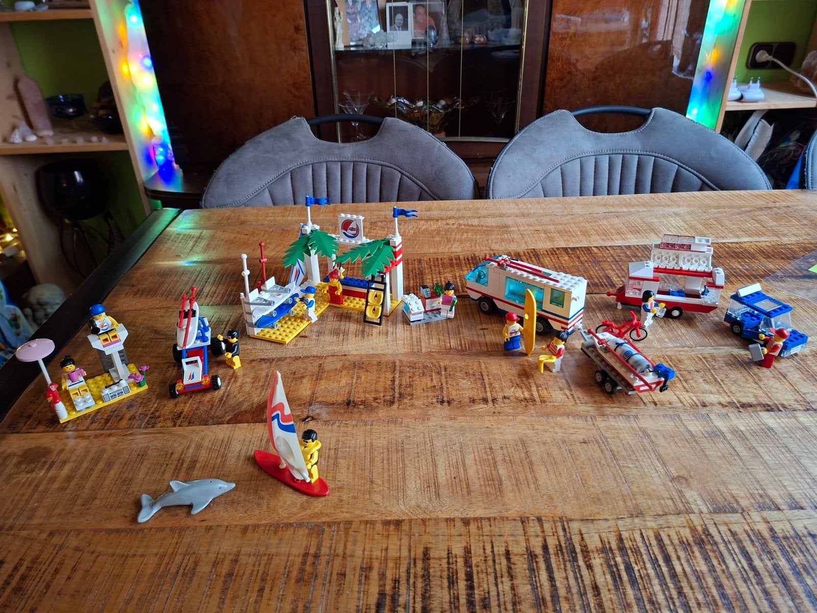 Grote LEGO City/Town strand en vakantie set (jaren '90), Ophalen of Verzenden, Gebruikt