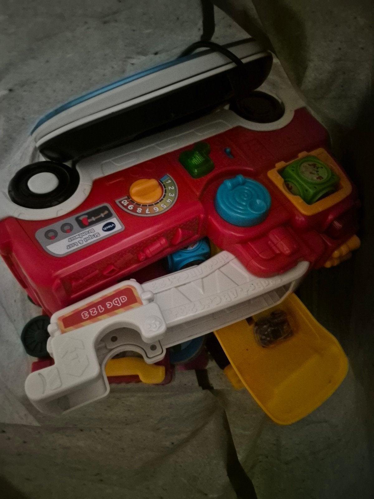 GRATIS VTech Speel & Leer Brandweerwagen met geluid en licht, Ophalen of Verzenden, Gebruikt, Auto, Met licht
