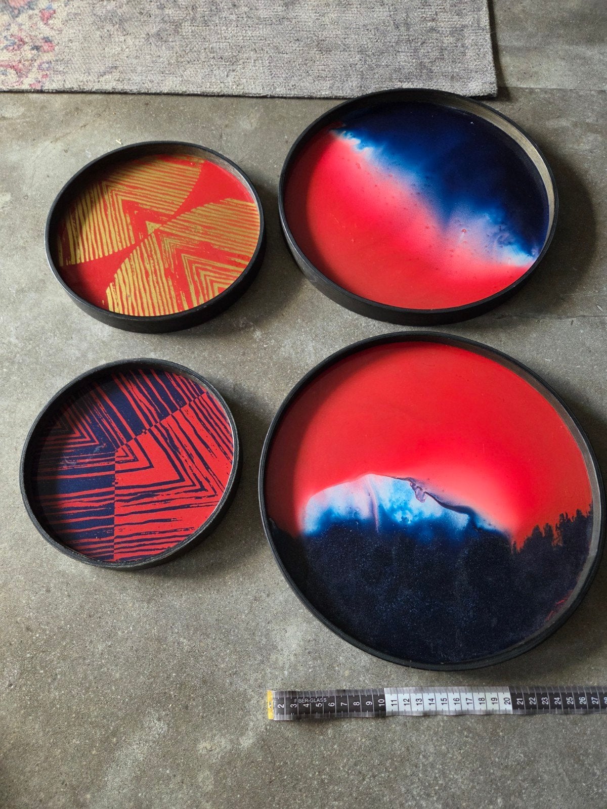 Ethnicraft Notre Monde Schalen (met glas), Schaal, Rond, Ophalen of Verzenden, Glas